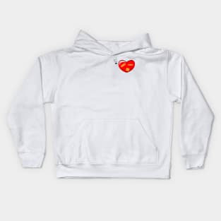 broken heart Kids Hoodie